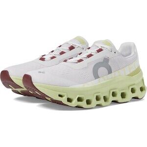 ON CLOUD WOMEN'S CLOUDMONSTER ATHLETIC SHOES FROST/ACACIA NWOB